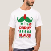 Ik ben de papa clausule feestelijk t-shirt (Voorkant)