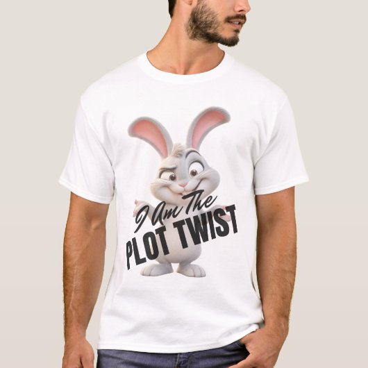 Ik Ben De Plot Twist T-shirt (Voorkant)