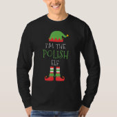 Ik ben de Poolse Elf-kerstfamilie-Matching Group T-shirt (Voorkant)