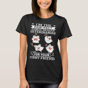 Ik ben de poot-perfecte veterinaire voor de volksg t-shirt
