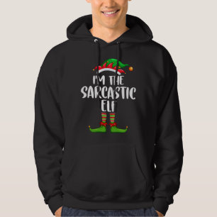 Ik ben de prinses ELF Kerstmis... Funny Elf Cost Hoodie