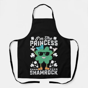 Ik ben de prinses Shamrock St. Patrick's Day Iers Schort