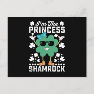 Ik ben de Prinses Shamrock St Patrick's Day Irish Briefkaart