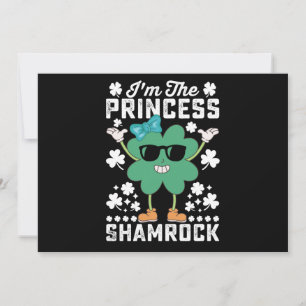 Ik ben de Prinses Shamrock St Patrick's Day Irish Kaart