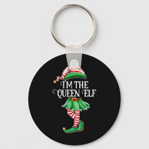 Ik ben de Queen Elf bijpassende gezins-Pyjama's Ke Sleutelhanger