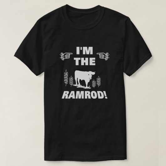 "Ik ben de Ramrod" Fingers Pointing T-shirt (Design voorkant)