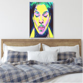 Ik ben de Regen Canvas Afdruk (Insitu (Slaapkamer))