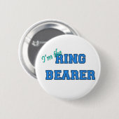 Ik ben de Ring Bearer Ronde Button 5,7 Cm (Voorkant /achterkant)
