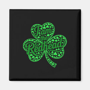 Ik Ben De Rode Kop Funny St Patricks Day Ierse Sha Magneet