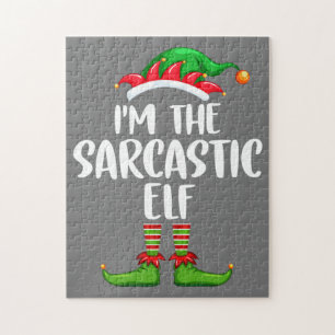 Ik ben de Sarcastic Elf Shirt Matching Family Grou Legpuzzel