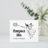 Ik ben de schoonmaakfee briefkaart (Staand voorkant)