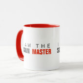 Ik ben de 'scrum master agile'-mok mok (Voorkant links)