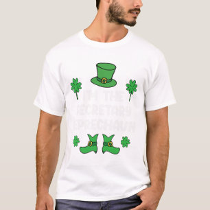 Ik ben de secretaris Leprechaun Funny St Patricks T-shirt