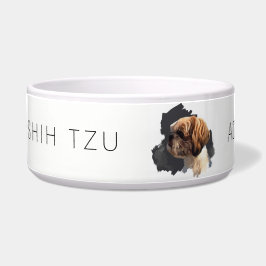 "Ik ben de sjiitische Tzu"  Dog Bowl Voerbakje