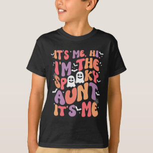 Ik ben de spookachtige tante Het is mij Retro Hall T-shirt