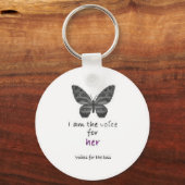 Ik ben de stem voor haar sleutelhanger (Voorkant)