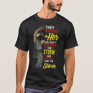 Ik ben de sterkste Afrikaanse koninginnen meisjes  T-shirt