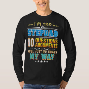 Ik ben de stiefvader, geen vragen, we doen gewoon t-shirt