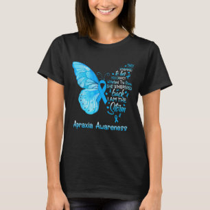 Ik ben de Storm Apraxia Awareness Butterfly T-shirt