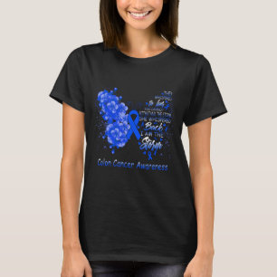 Ik ben de Storm Colon Cancer Awareness Butterfly T-shirt