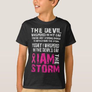 Ik ben de Storm die borstkanker moet herkennen T-shirt