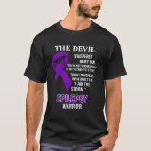 Ik ben de Storm die Epilepsy Bewuster steunt  T-shirt (Voorkant)
