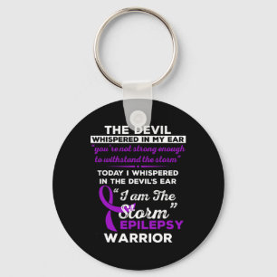 Ik ben de Storm Epilepsy Warrior Sleutelhanger