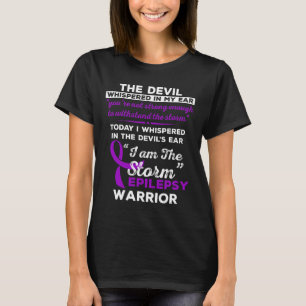 Ik ben de Storm Epilepsy Warrior T-shirt