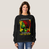 Ik Ben De Storm Juneteenth Die Ze Haar Toefluister Trui (Voorkant volledig)