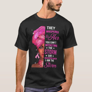 Ik ben de Storm Melanin Woman Black History Queen T-shirt