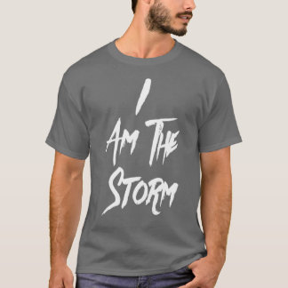 Ik ben de Storm Motivatie ontwerp Warrior Mind vi T-shirt