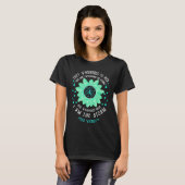 ik ben de storm ptsd warrior flower t-shirt (Voorkant volledig)