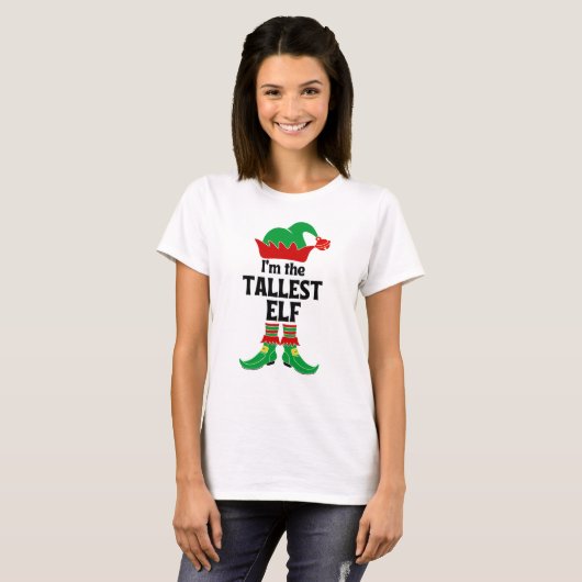 Ik ben de Tallest Elf T-Shirt (Voorkant volledig)