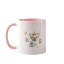 Ik ben de Thee Geïnspireerde Koffiemok – Roze & Mo