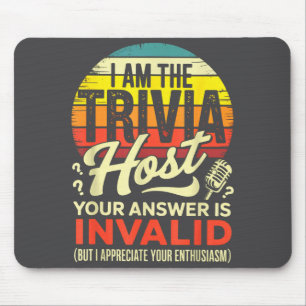 Ik ben de Trivia Host - Grappige Host Trivia Night Muismat