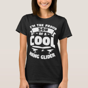 Ik ben de trotse zoon van een coole hangzweefvlieg t-shirt