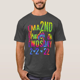 Ik ben de tweede klas op 22 februari 2022 t-shirt