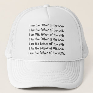 Ik ben de vader van het bruid T-shirt Trucker Pet