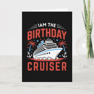 Ik ben de verjaardagscruiser Funny Cruise Vakantie Kaart
