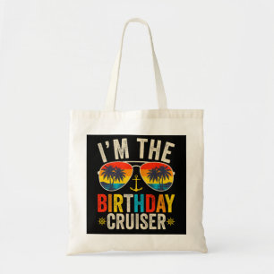 Ik ben de verjaardagscruiser Vakantie Tote Bag