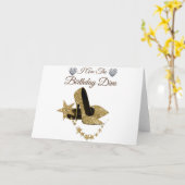 Ik ben de verjaardagsdiva kaart (Gele Bloem)