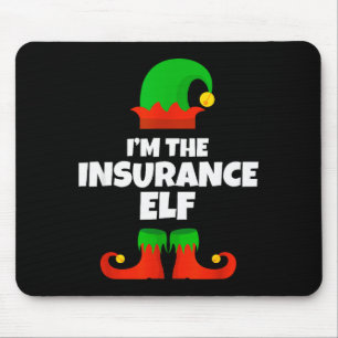 Ik ben de verzekering elf familie pyjama kerst leu muismat
