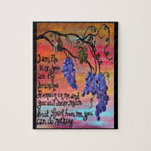 Ik ben de Vine John 15 5 Legpuzzel