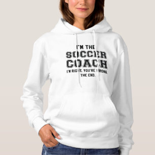 Ik ben de Voetbal coach Hoodie