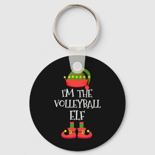 Ik ben de volleybal elf kerstvakantie elf squad sleutelhanger