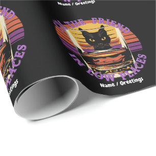 Ik ben de vriend op lage plaatsen Grappige quote Cadeaupapier