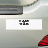 Ik ben de Walrus Bumpersticker (Op auto)