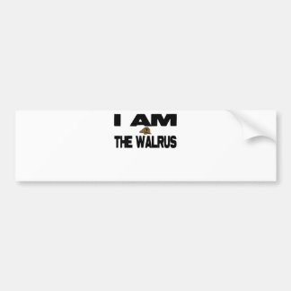 Ik ben de Walrus Bumpersticker