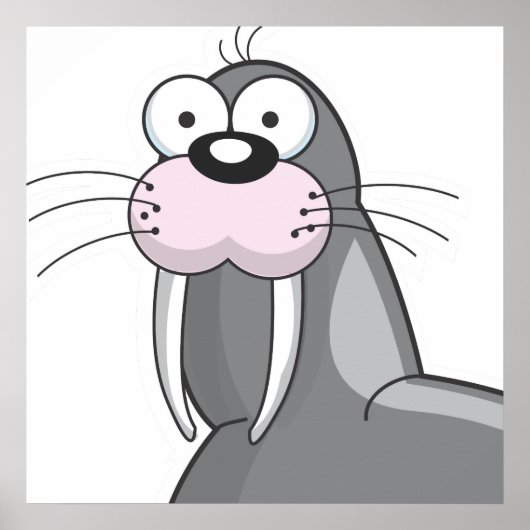 ik ben de Walrus Poster (Voorkant)