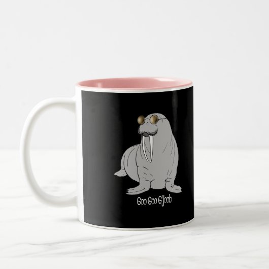 Ik ben de Walrus Tweekleurige Koffiemok (Links)